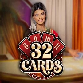 32 Cards slot icon by Ezugi, available at LolaJack Casino