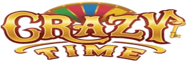 Official Live Casino logo: Crazy Time by Evolution at LolaJack Casino
