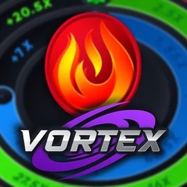 Vortex (Turbo Games) slot logo by Turbo Games at LolaJack Casino